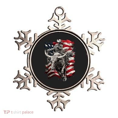 Rodeo Bucking Bull Riding Cowboy Western Ornament