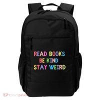 Read Books Be Kind Stay Weird Backpack thumb 0