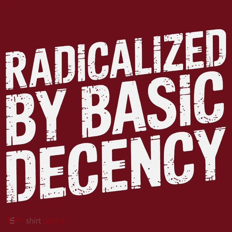 Radicalized By Basic Decency 2 Gift Christmas Stocking