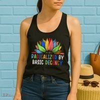 Radicalized By Basic Decency Sunflower Women's Tank Top thumb 2