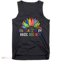 Radicalized By Basic Decency Sunflower Tank Top thumb 0
