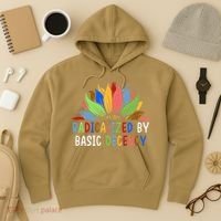 Radicalized By Basic Decency Sunflower Hoodie thumb 3