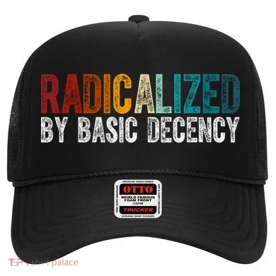 Radicalized By Basic Decency Funny Social Democracy Hat
