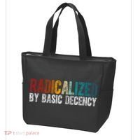 Radicalized By Basic Decency Funny Social Democracy Tote Bag thumb 3