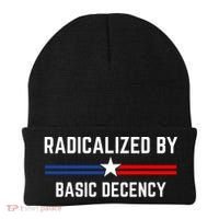 Radicalized By Basic Decency Funny Social Democracy  Beanie thumb 0