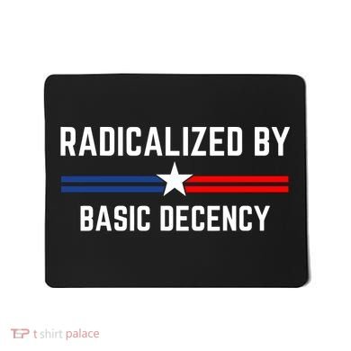 Radicalized By Basic Decency Funny Social Democracy  Mousepad