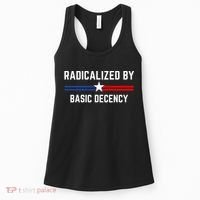 Radicalized By Basic Decency Funny Social Democracy  Women's Tank Top thumb 0