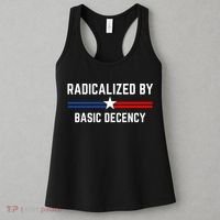 Radicalized By Basic Decency Funny Social Democracy  Women's Tank Top thumb 3