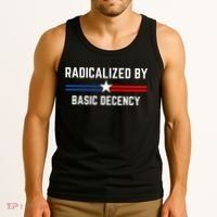 Radicalized By Basic Decency Funny Social Democracy  Tank Top thumb 3