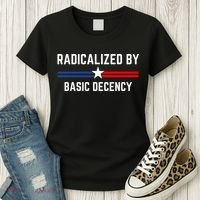 Radicalized By Basic Decency Funny Social Democracy  Women's T-Shirt thumb 3