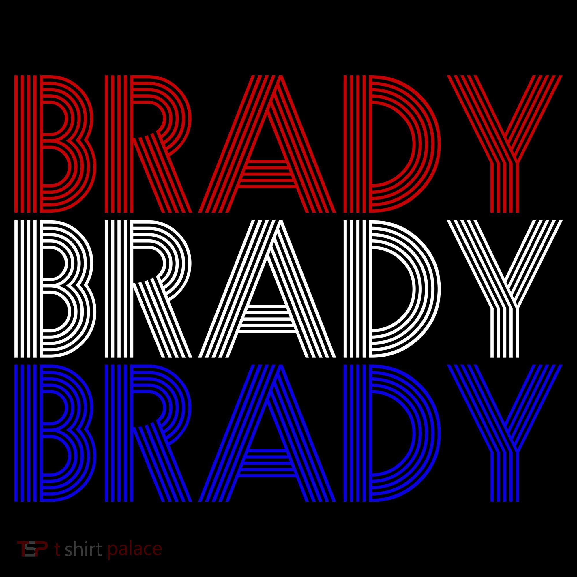 Retro Brady Brady Brady Toddler Hoodie