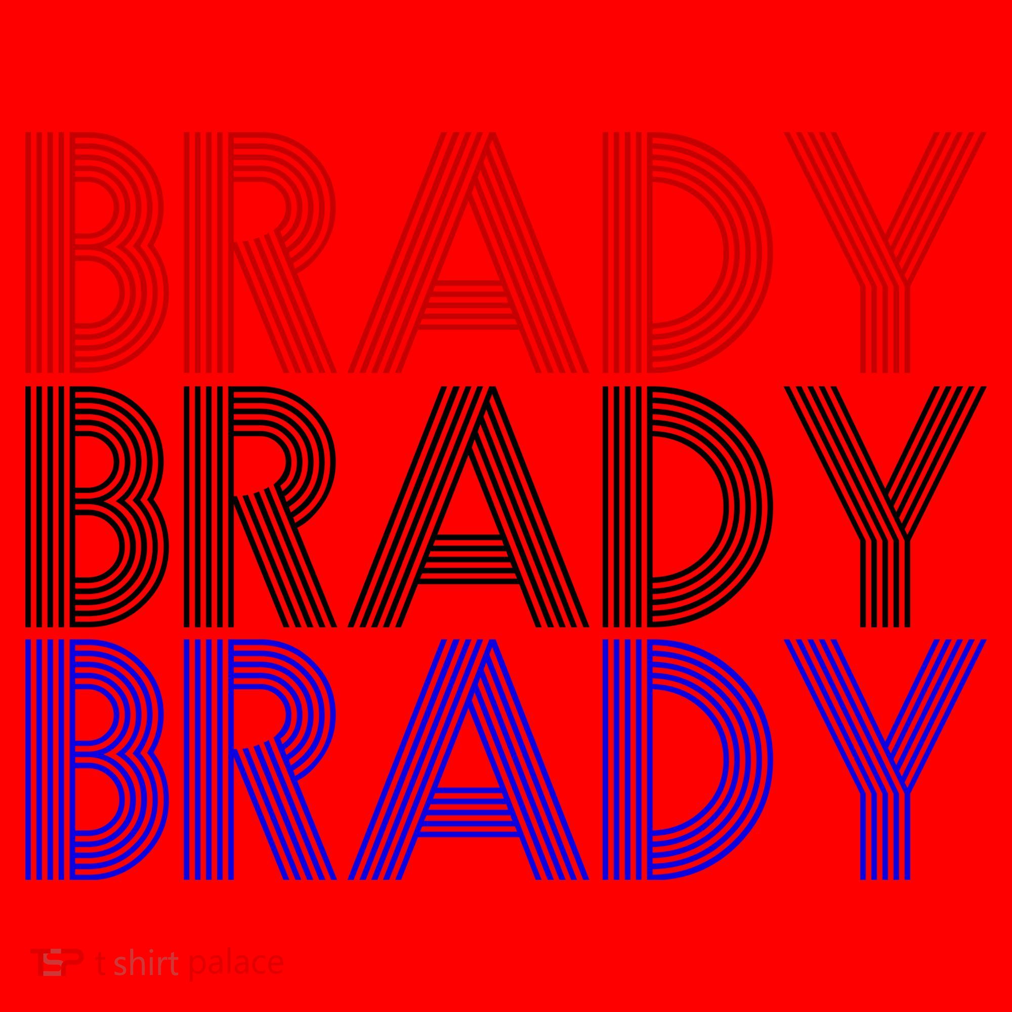 Retro Brady Brady Brady Santa Hat