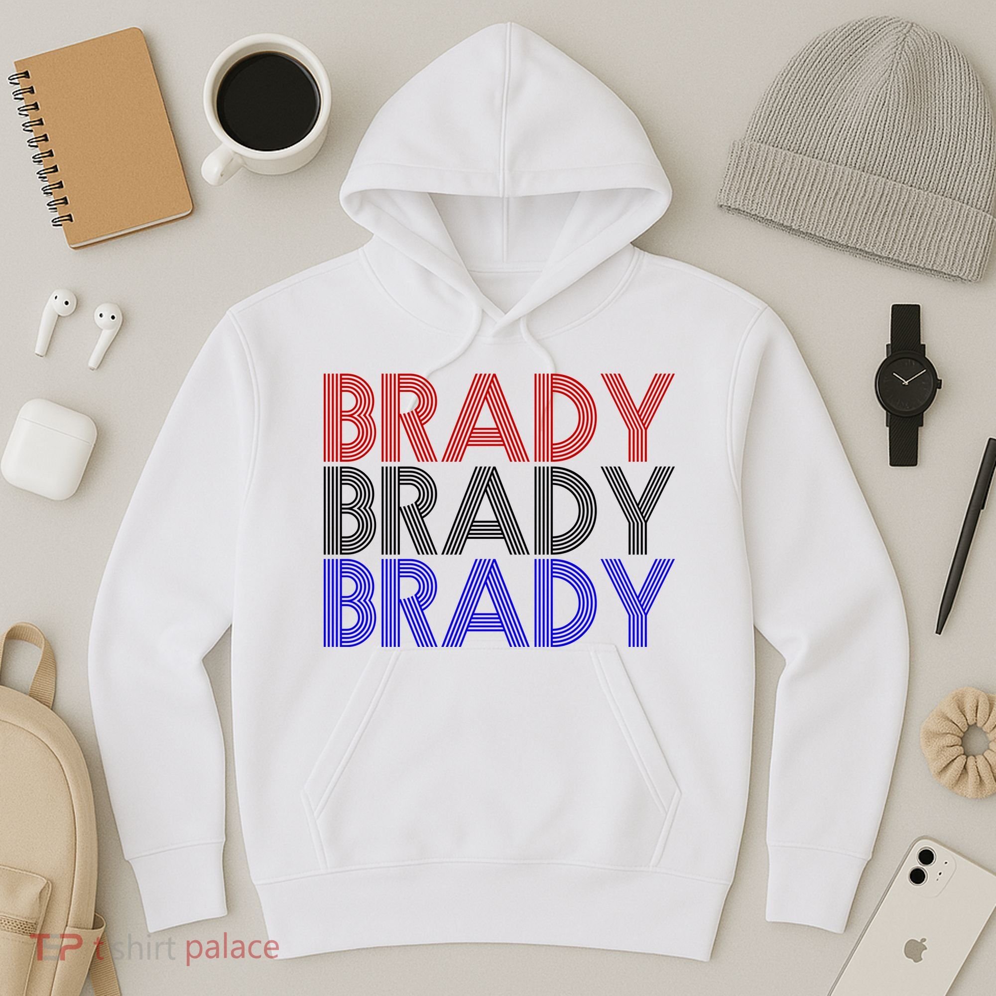 Retro Brady Brady Brady Hoodie
