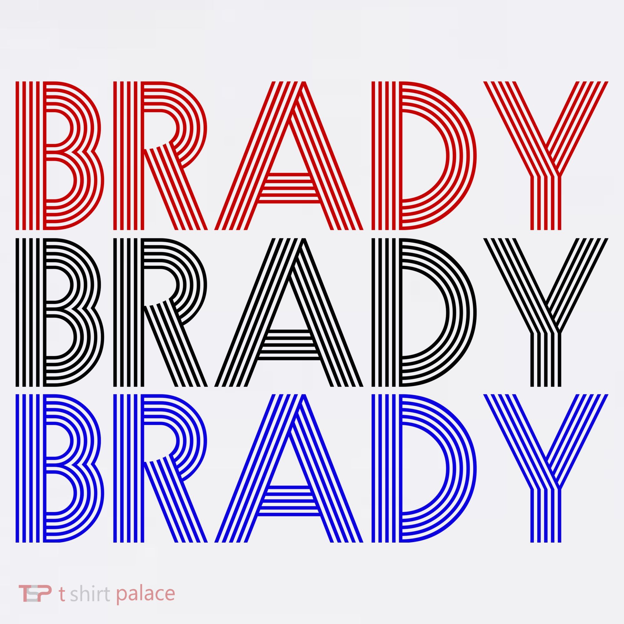 Retro Brady Brady Brady T-Shirt