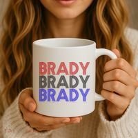 Retro Brady Brady Brady Coffee Mug thumb 3
