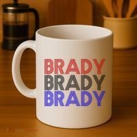 Retro Brady Brady Brady Coffee Mug thumb 4