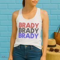 Retro Brady Brady Brady Women's Tank Top thumb 2