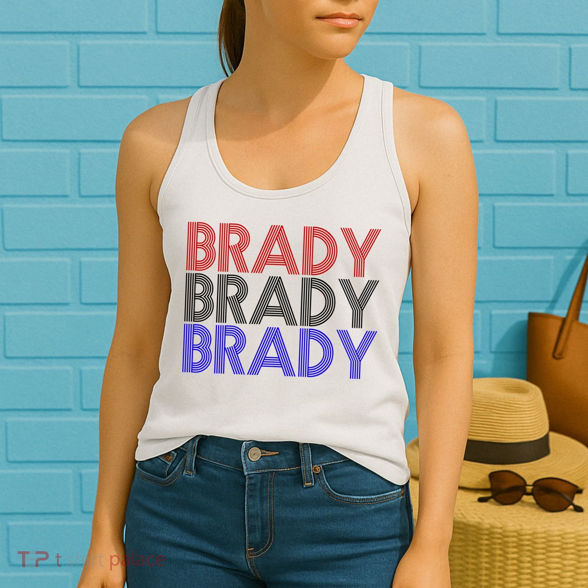 Retro Brady Brady Brady Women's Tank Top