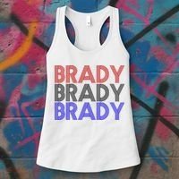 Retro Brady Brady Brady Women's Tank Top thumb 3