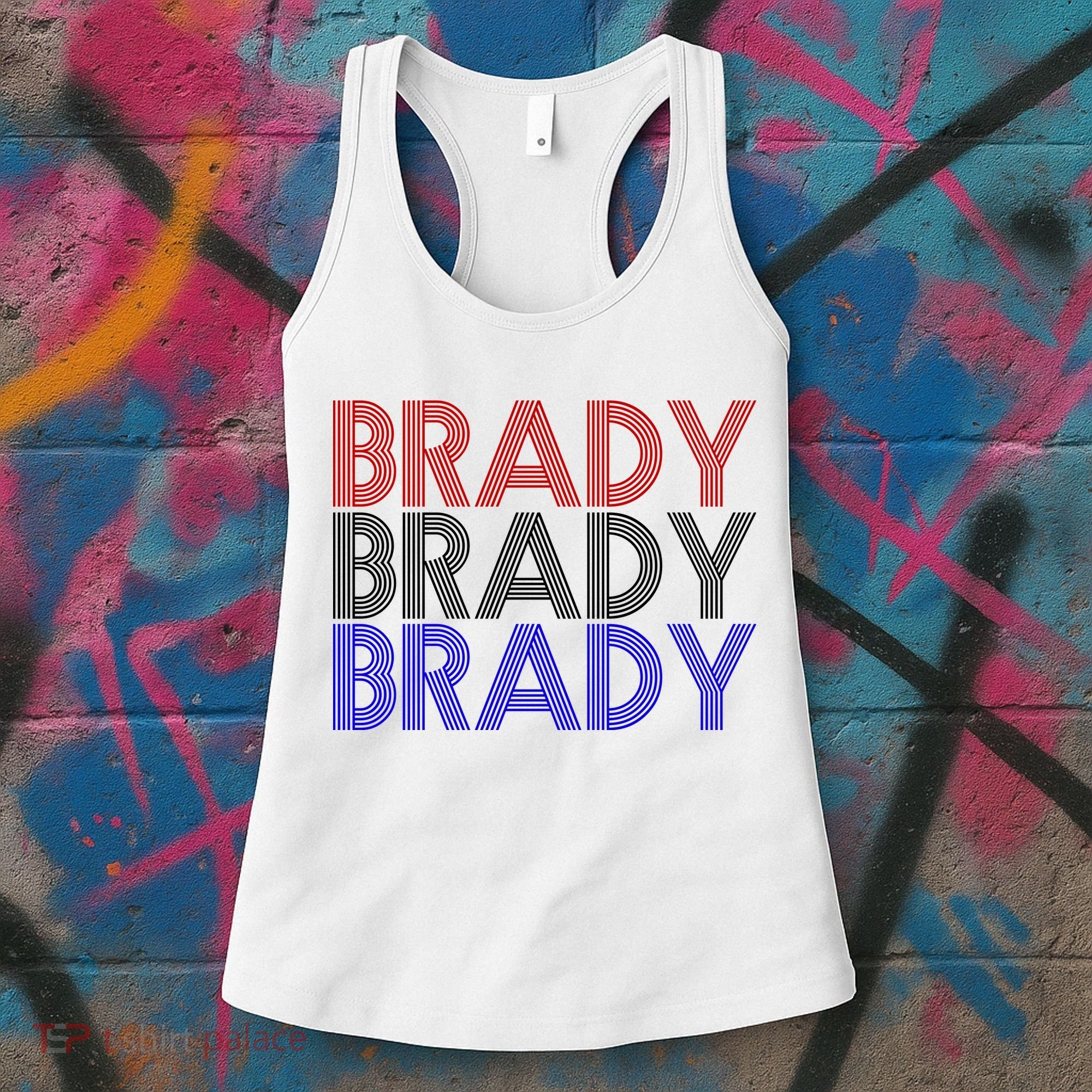 Retro Brady Brady Brady Women's Tank Top