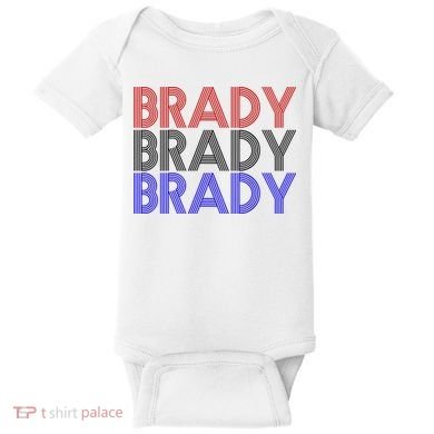Retro Brady Brady Brady Baby Bodysuit