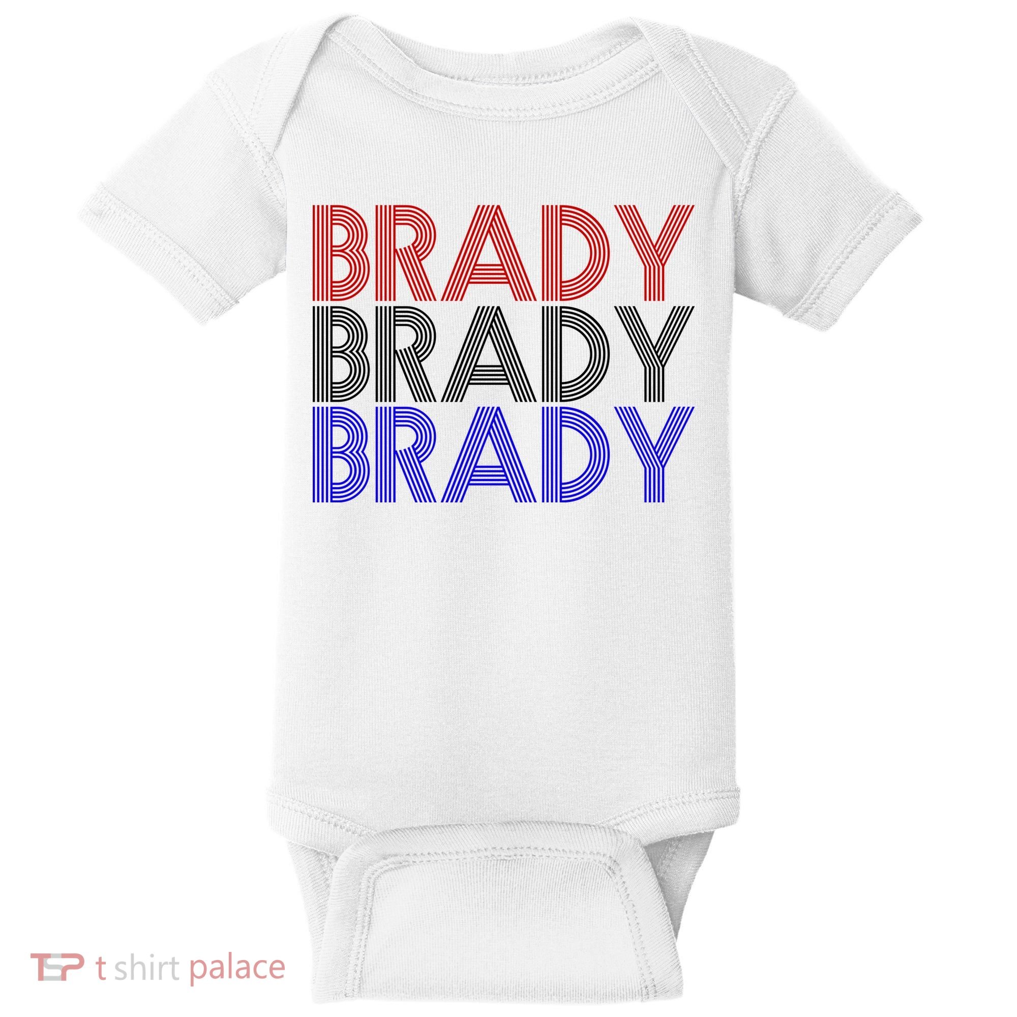 Retro Brady Brady Brady Baby Bodysuit