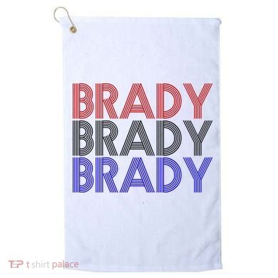 Retro Brady Brady Brady Golf Towel