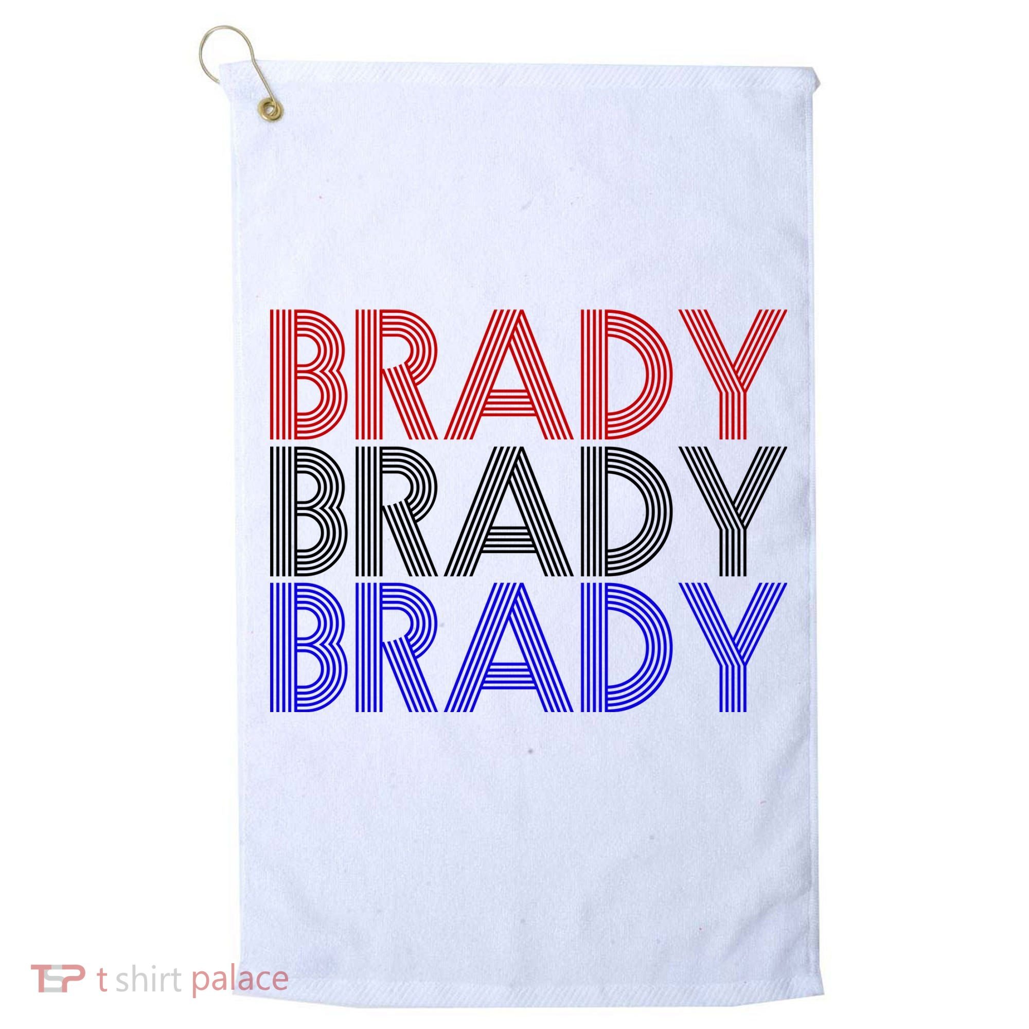 Retro Brady Brady Brady Golf Towel
