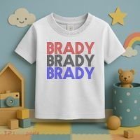 Retro Brady Brady Brady Toddler T-Shirt thumb 3