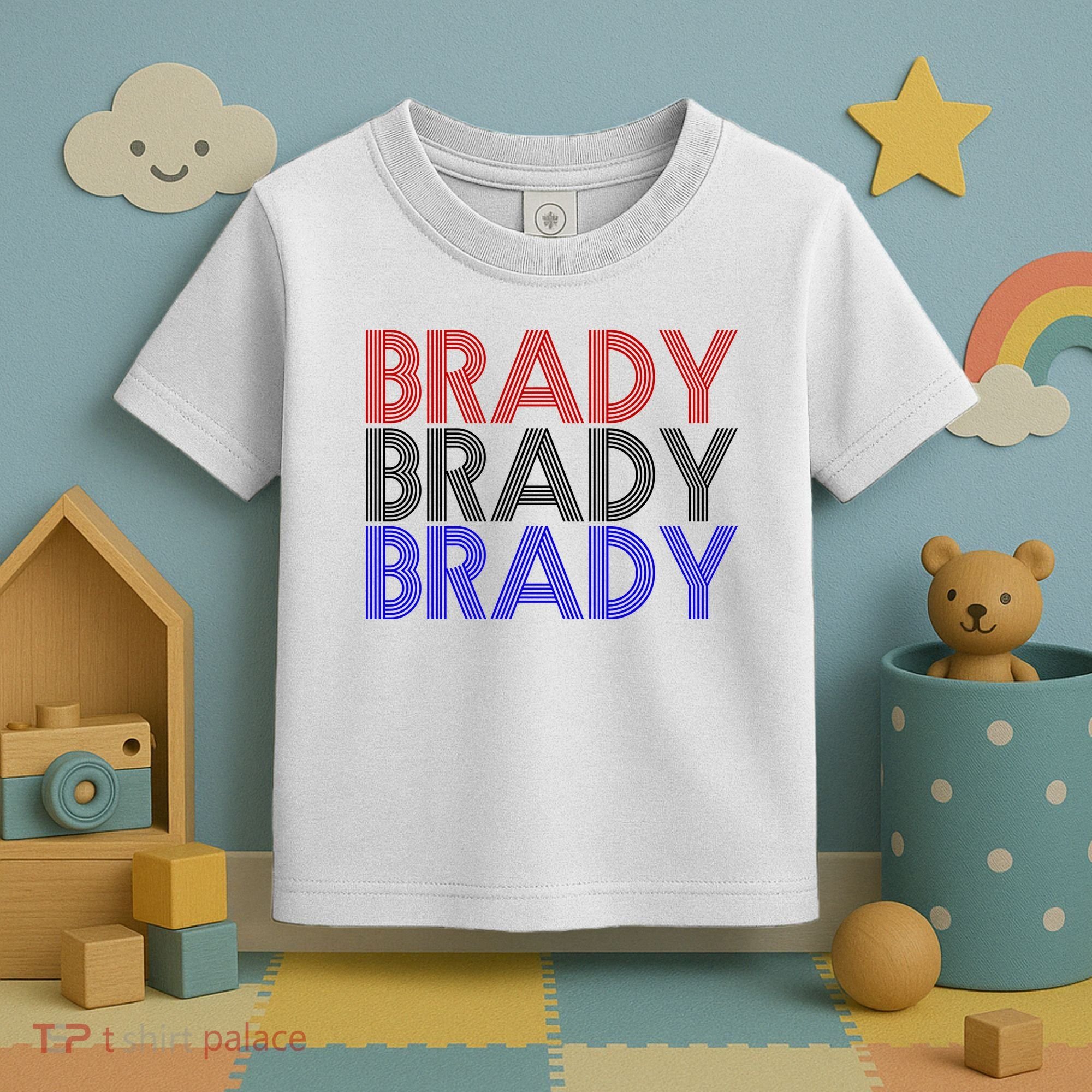 Retro Brady Brady Brady Toddler T-Shirt