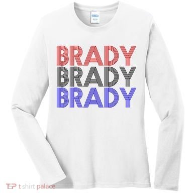 Retro Brady Brady Brady Women's Long Sleeve Shirt