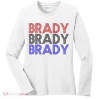 Retro Brady Brady Brady Women's Long Sleeve Shirt thumb 0