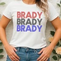 Retro Brady Brady Brady Women's T-Shirt thumb 2
