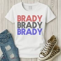 Retro Brady Brady Brady Women's T-Shirt thumb 3