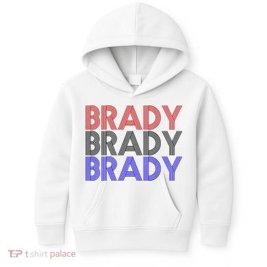 Retro Brady Brady Brady Kids Hoodie
