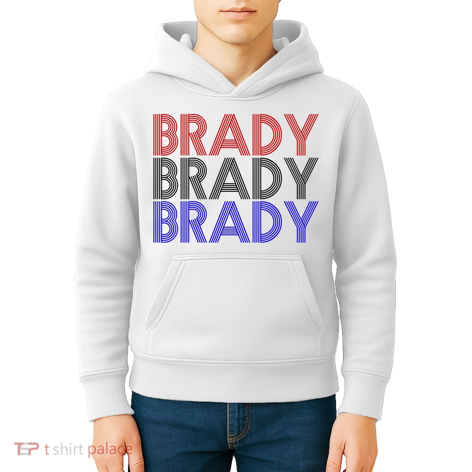 Retro Brady Brady Brady Kids Hoodie
