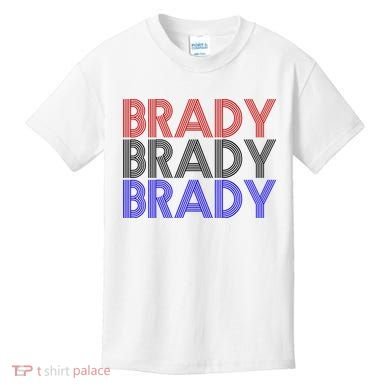 Retro Brady Brady Brady Kids T-Shirt