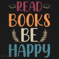 Read Books Be Happy Librarian Book Nerd Gift Reading Cute Gift Ornament thumb 1