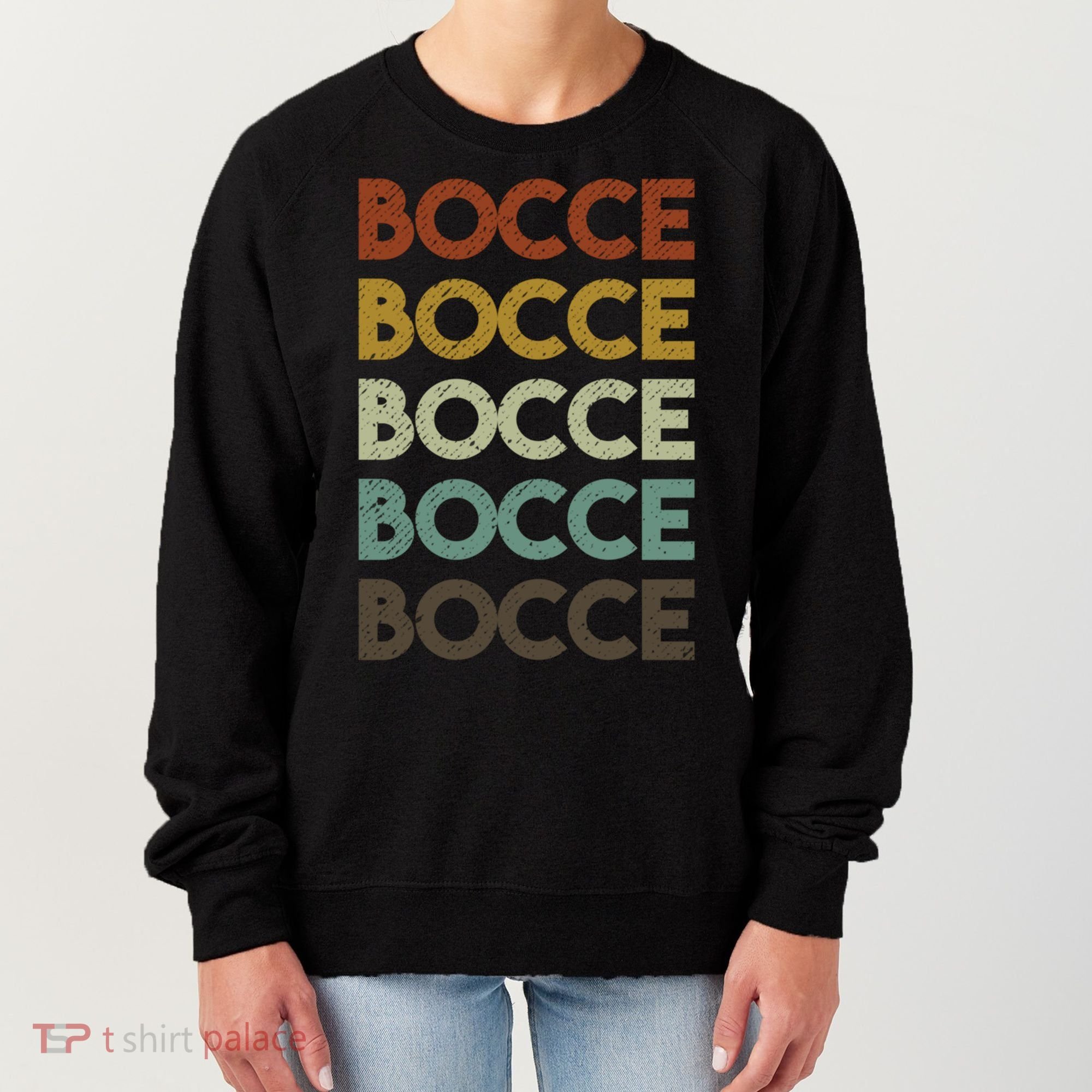 Retro Bocce Ball Cool Gift Women's Sweatshirt