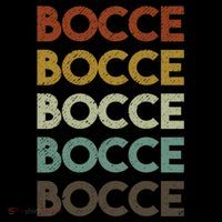 Retro Bocce Ball Cool Gift Ornament thumb 1