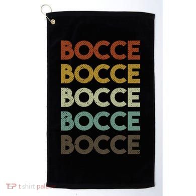 Retro Bocce Ball Cool Gift Golf Towel