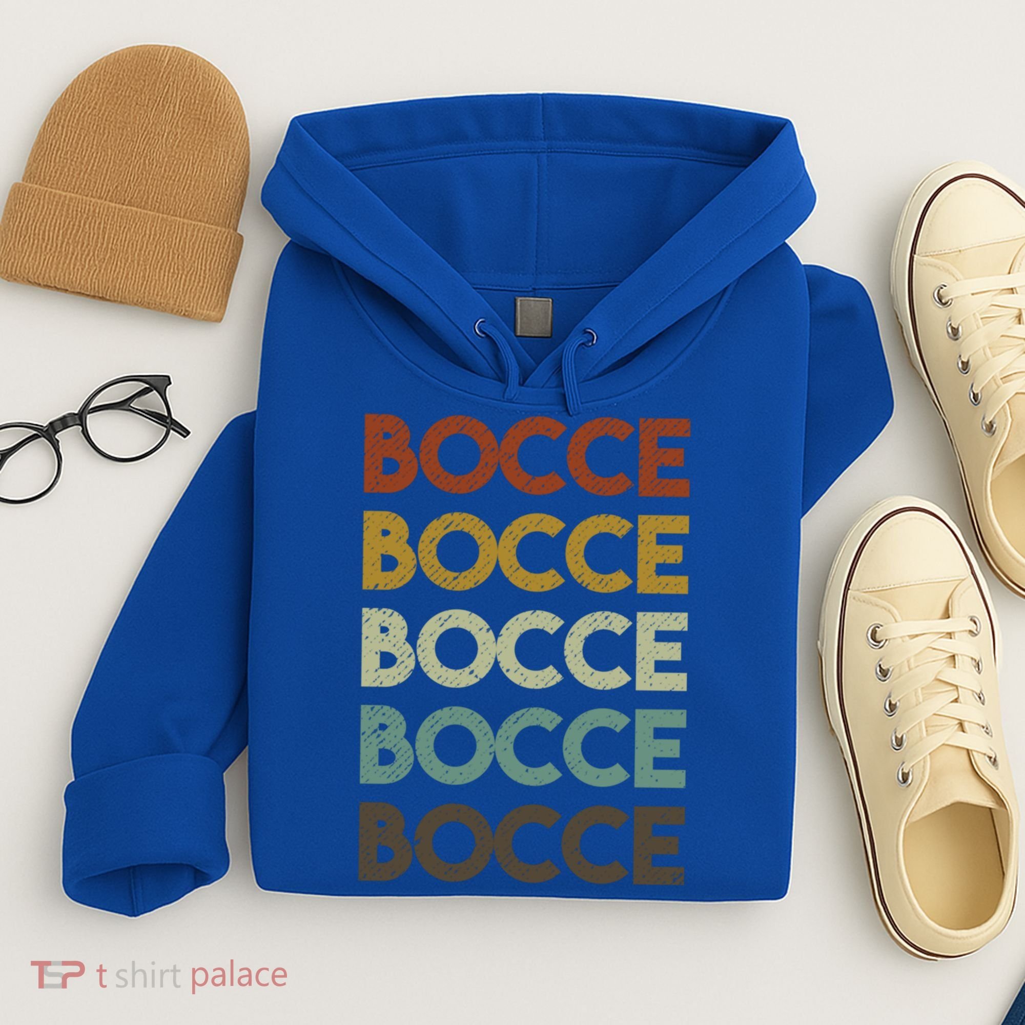 Retro Bocce Ball Cool Gift Hoodie