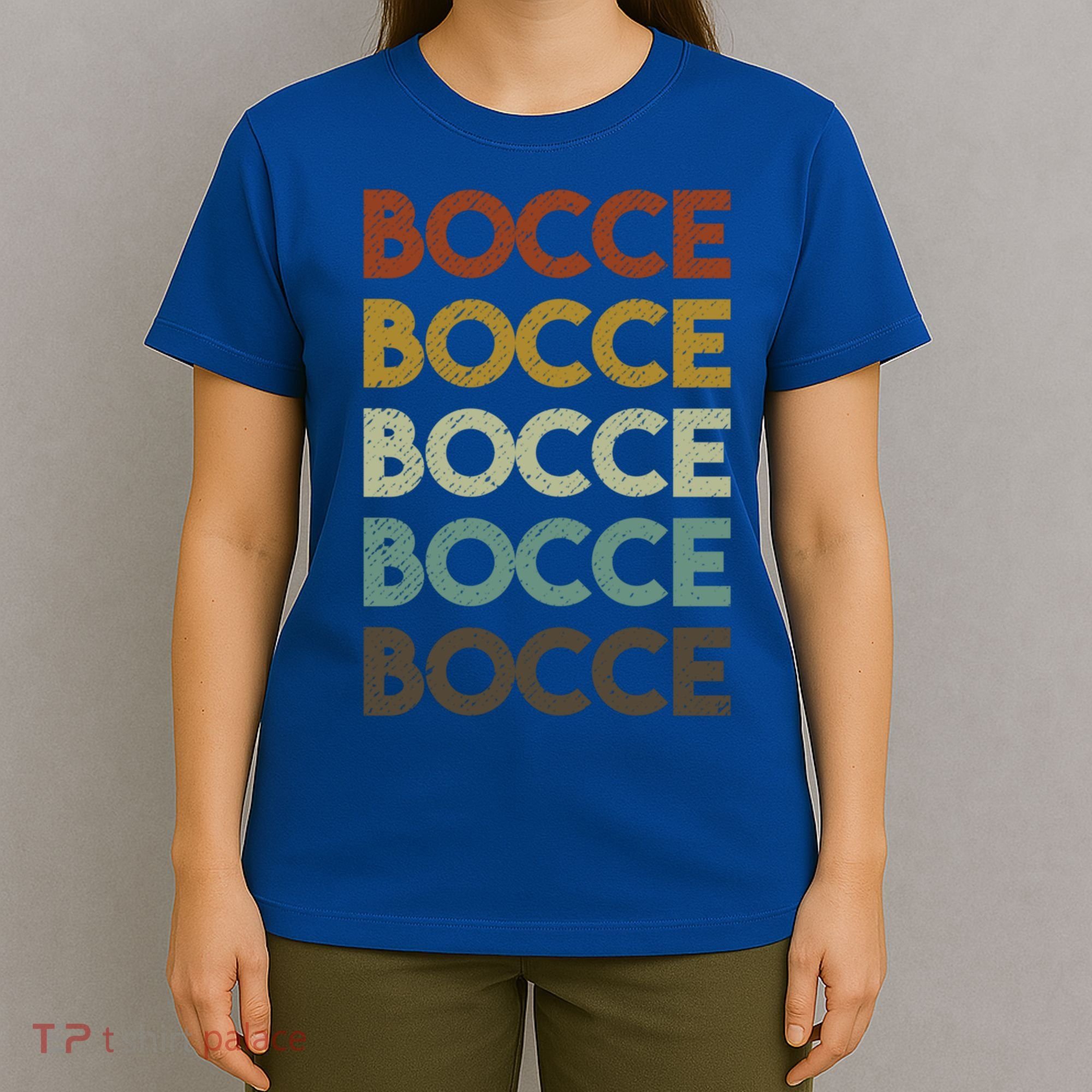 Retro Bocce Ball Cool Gift T-Shirt