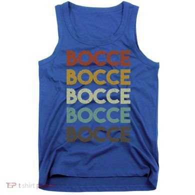 Retro Bocce Ball Cool Gift Tank Top