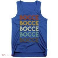 Retro Bocce Ball Cool Gift Tank Top thumb 0