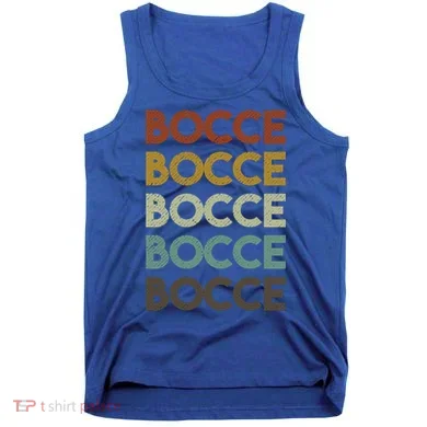 Retro Bocce Ball Cool Gift Tank Top