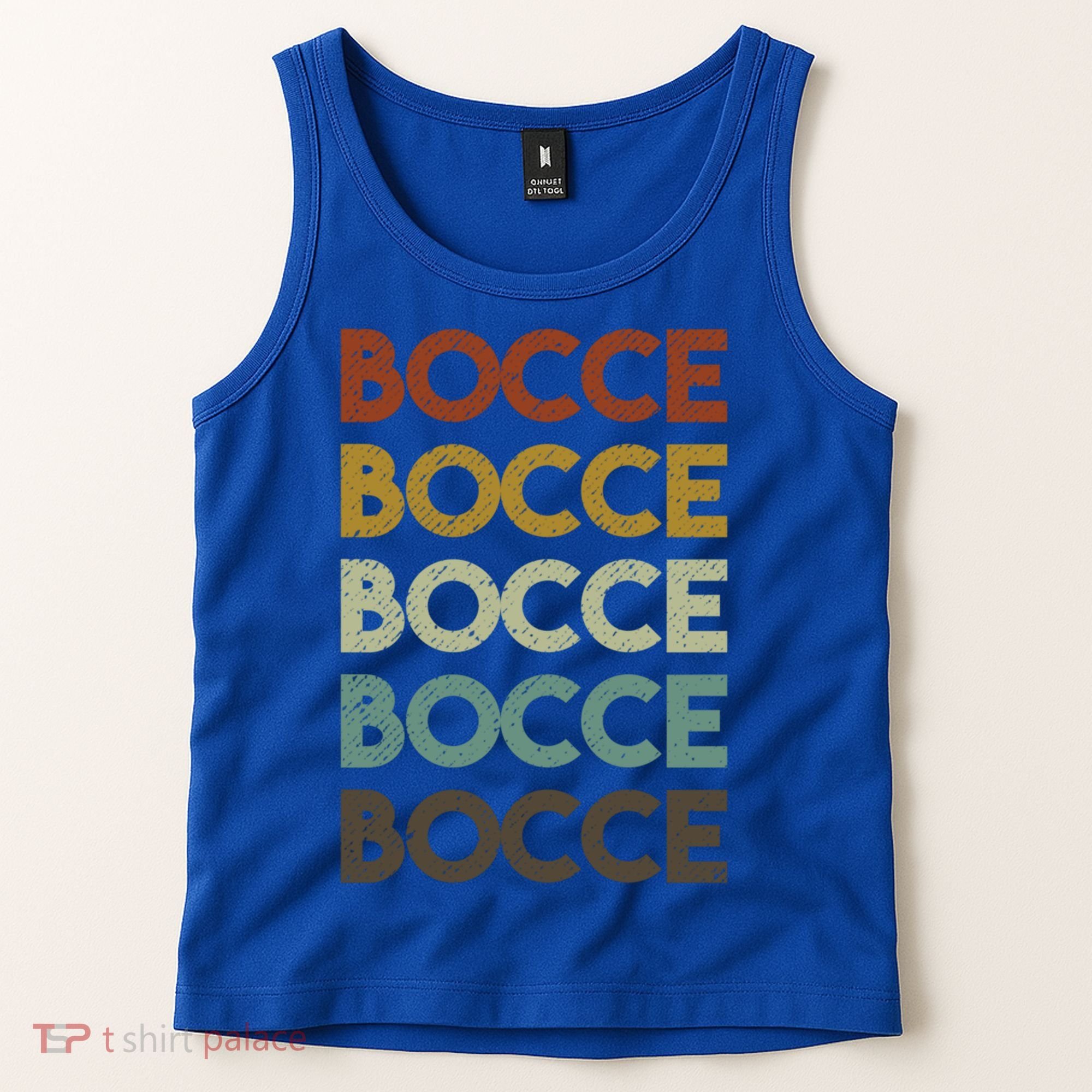 Retro Bocce Ball Cool Gift Tank Top