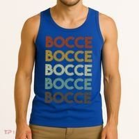 Retro Bocce Ball Cool Gift Tank Top thumb 3