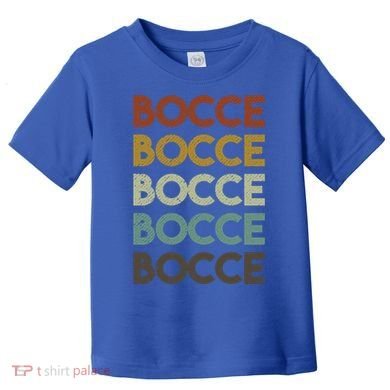 Retro Bocce Ball Cool Gift Toddler T-Shirt