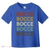 Retro Bocce Ball Cool Gift Toddler T-Shirt thumb 0